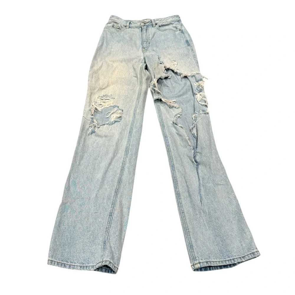 PacSun 90’s Boyfriend Distressed Light Blue Women's Jeans Size 26
